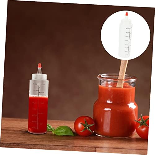 VOSAREA 240ml Graduation Squeeze Sauce Bottles