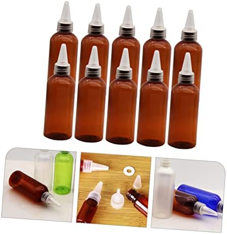 DECHOUS 20-Piece Refillable Shampoo Conditioner Bottles with Spout Design