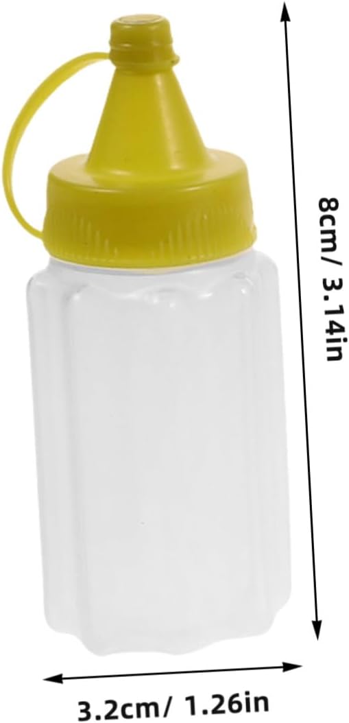 12pc Mini Squeeze Bottles Set for Condiments More