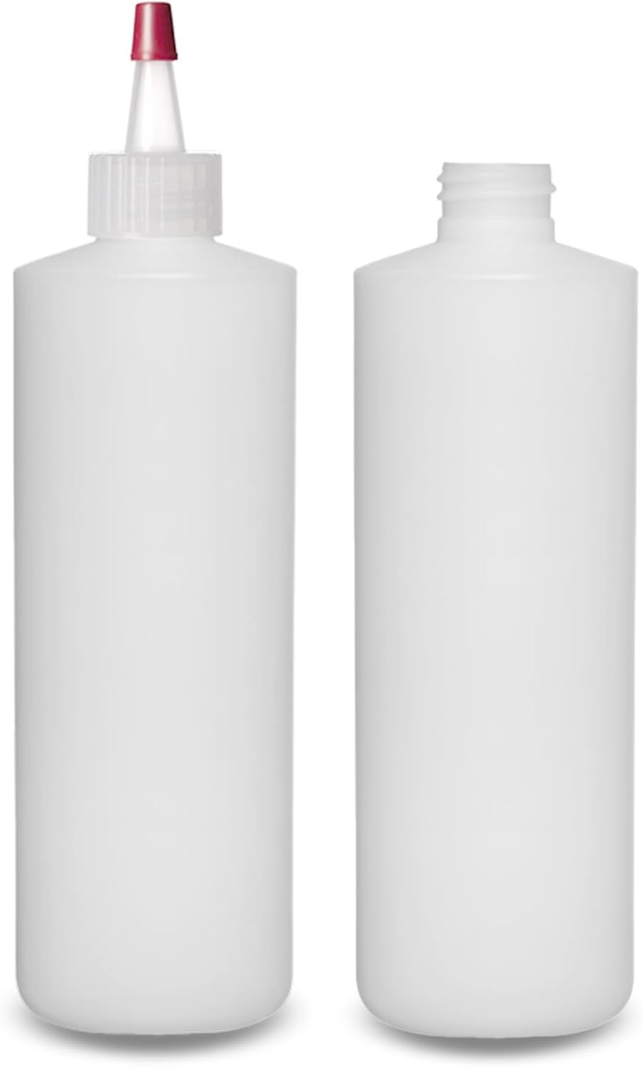 Speedy Squirt 16oz Packed Squeeze Bottles with Red Sealer