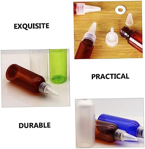 10-Piece Set of Plastic Squeeze Bottles for Easy Serving