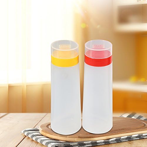 Pilipane Squeeze Bottle - Portable Condiment Jug Easy to Dispense Eco-Friendly 300ml