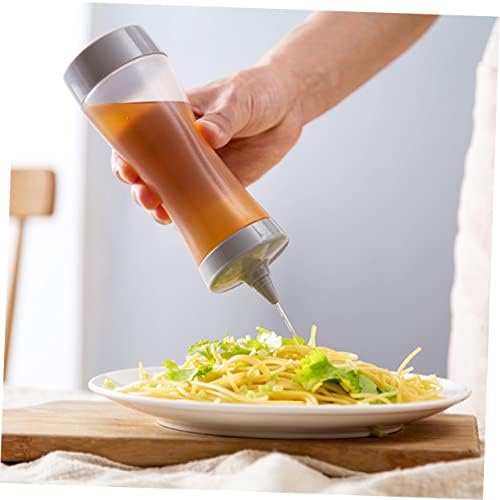 GRIRIW 1Pc Plastic Squeeze Bottle Condiment Dispenser