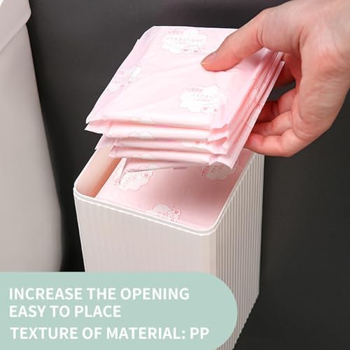 Wall-Mounted Toilet Pad Organizer for Women