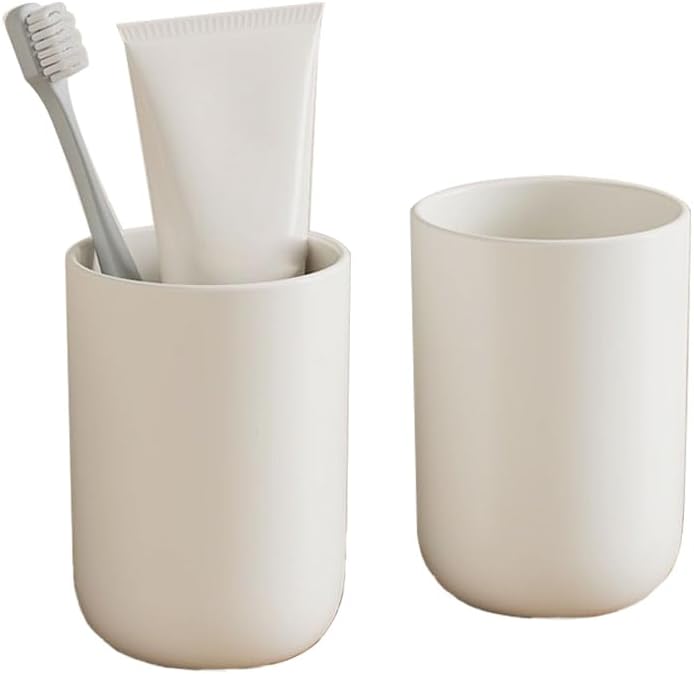 Bright Durable Toothbrush Cup Set for Home or Gifting