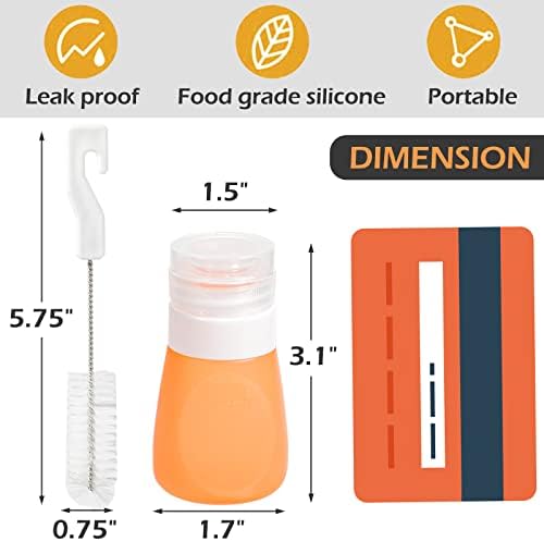 Webake 2oz Leak-Proof Travel Containers