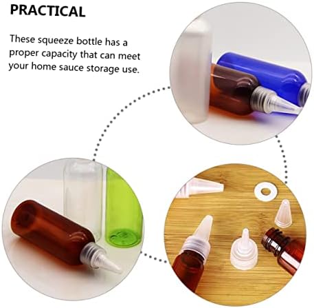 KICHOUSE Round Squeeze Bottles