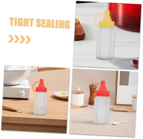 Lucky Squeeze Condiment Bottles - Compact Kitchen accomplices for transport spills spills