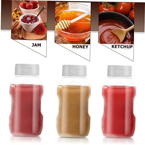Mini Set of Sturdy Condiment Squeeze Bottles