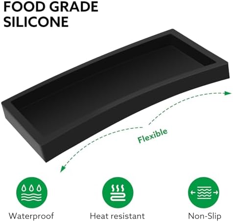 Sturdy Silicone Soap Tray for Bathroom or Desk