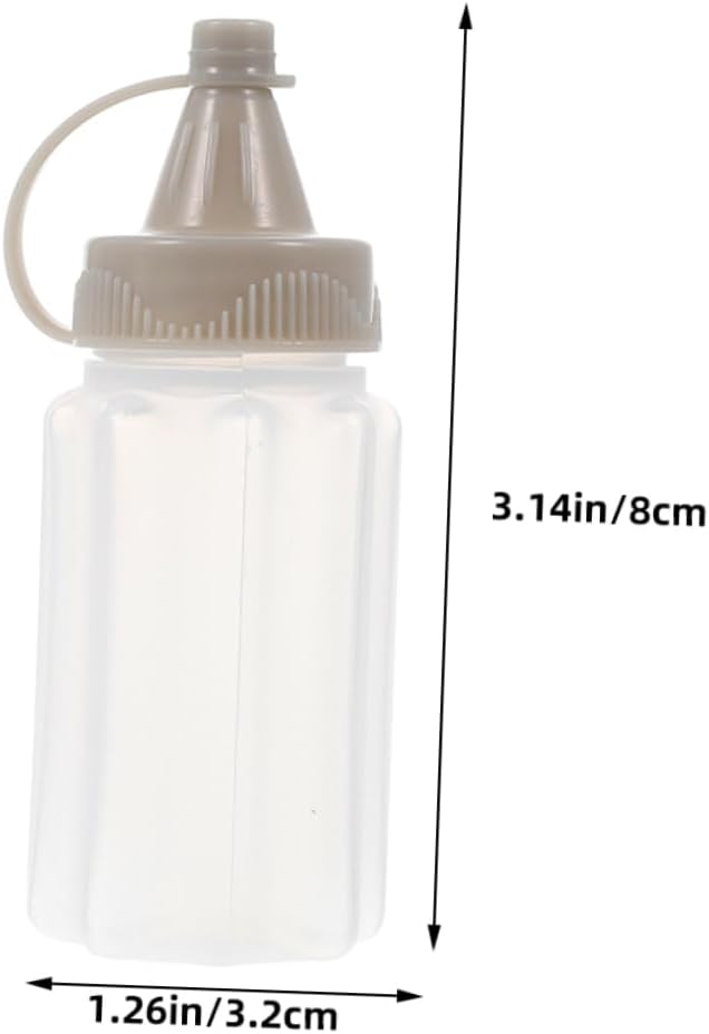 12 Piece Portable Condiment Squeeze Bottles