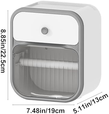 Generic Waterproof Toilet Paper Holder Wall-Mounted
