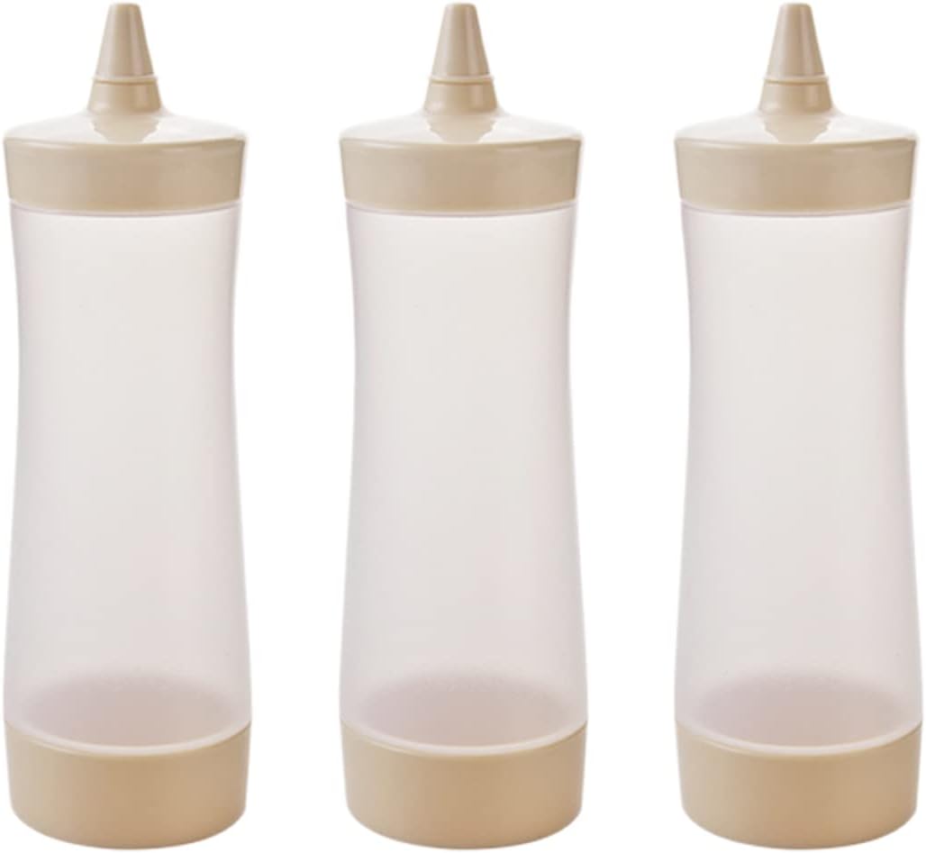 3-Pack Squeeze Bottles Ketchup Mustard More