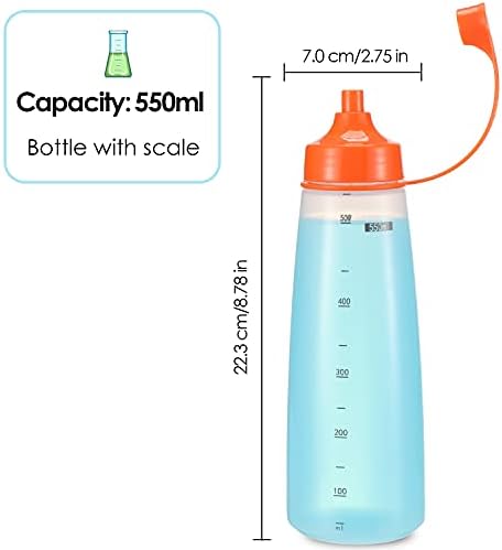 Ondiomn Condiment Squeeze Bottles
