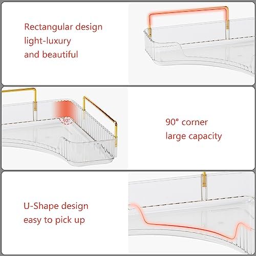 Bathroom Counter Organizer - Corner Organizer for Vanities