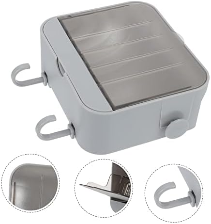 Double-Purpose Wall Mounted Soap Dish Holder for Efficient Storage