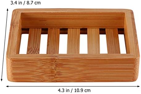 Cabilock Bamboo Pine Linear Soap Holder for BATH KITCHEN