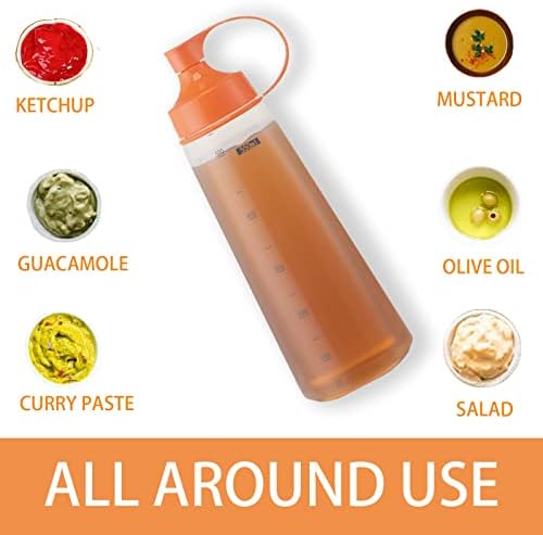 Wide-OpeningCondiment Squeeze Bottles