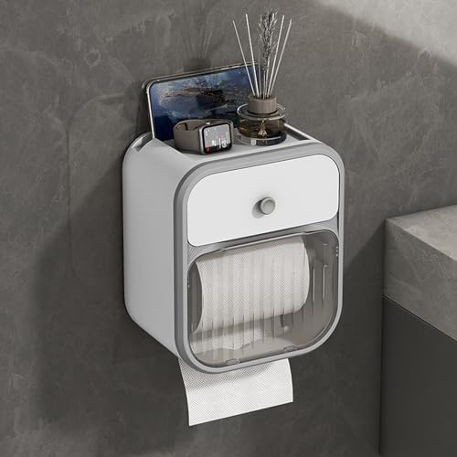 Generic Waterproof Toilet Paper Holder Wall-Mounted
