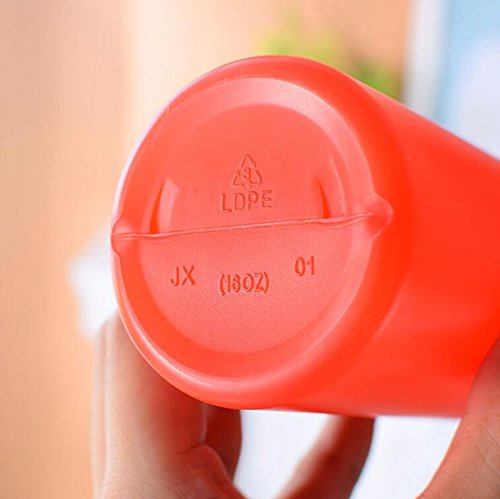 3-Piece Set of 12oz Squeeze Bottle Spray dispensers with Twist-On Caps