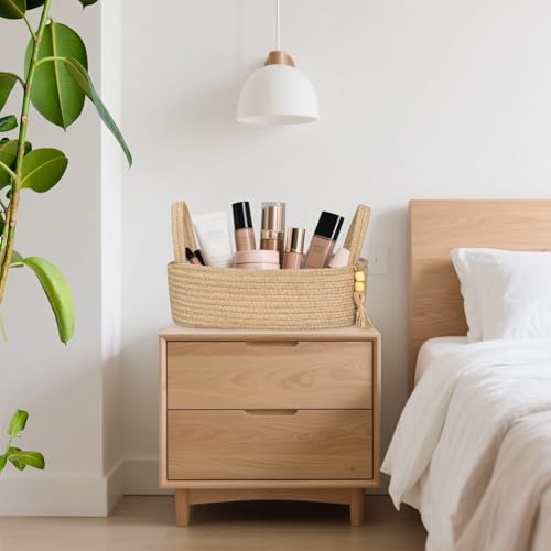 Boho-Style Storage Basket for Toiletries