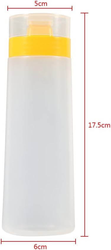 Pilipane Squeeze Bottle - Portable Condiment Jug Easy to Dispense Eco-Friendly 300ml