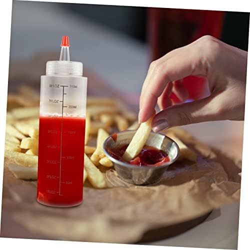 VOSAREA 240ml Graduation Squeeze Sauce Bottles
