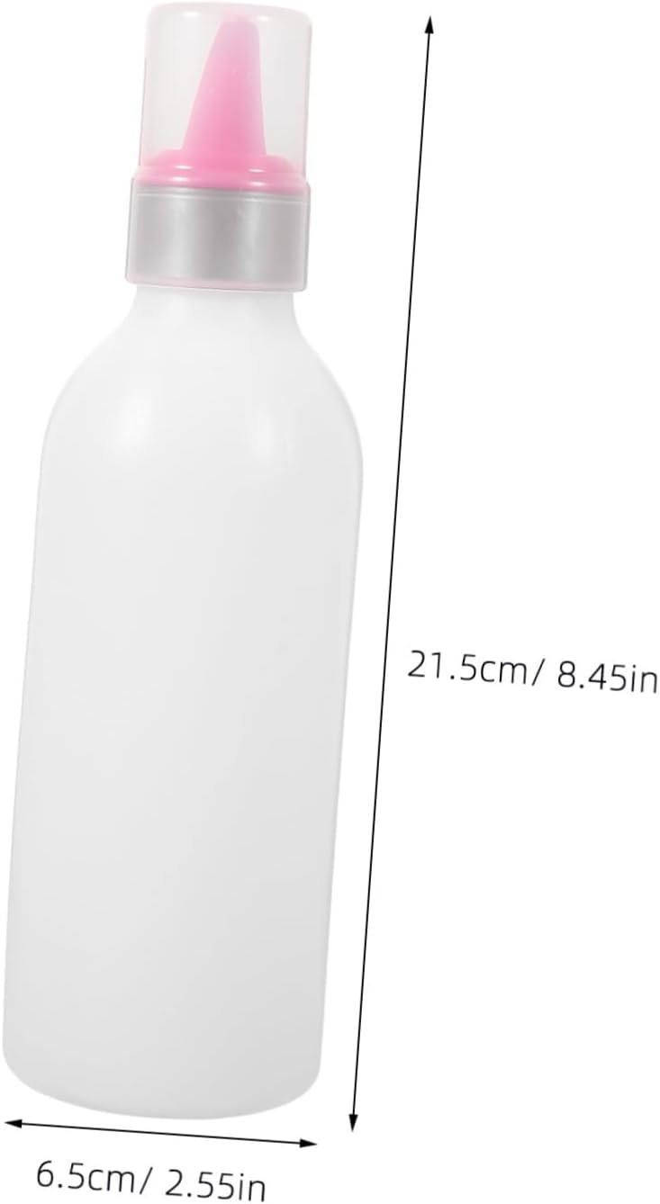 GRIRIW Silicone Condiment Squeeze Bottles with Lids for Kitchen Use