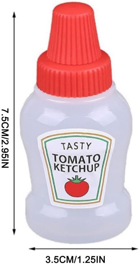 Reused Empty Ketchup Mustard Dispenser Bottles