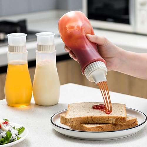 3-Pack Squeeze Bottles for Perfect Measurements