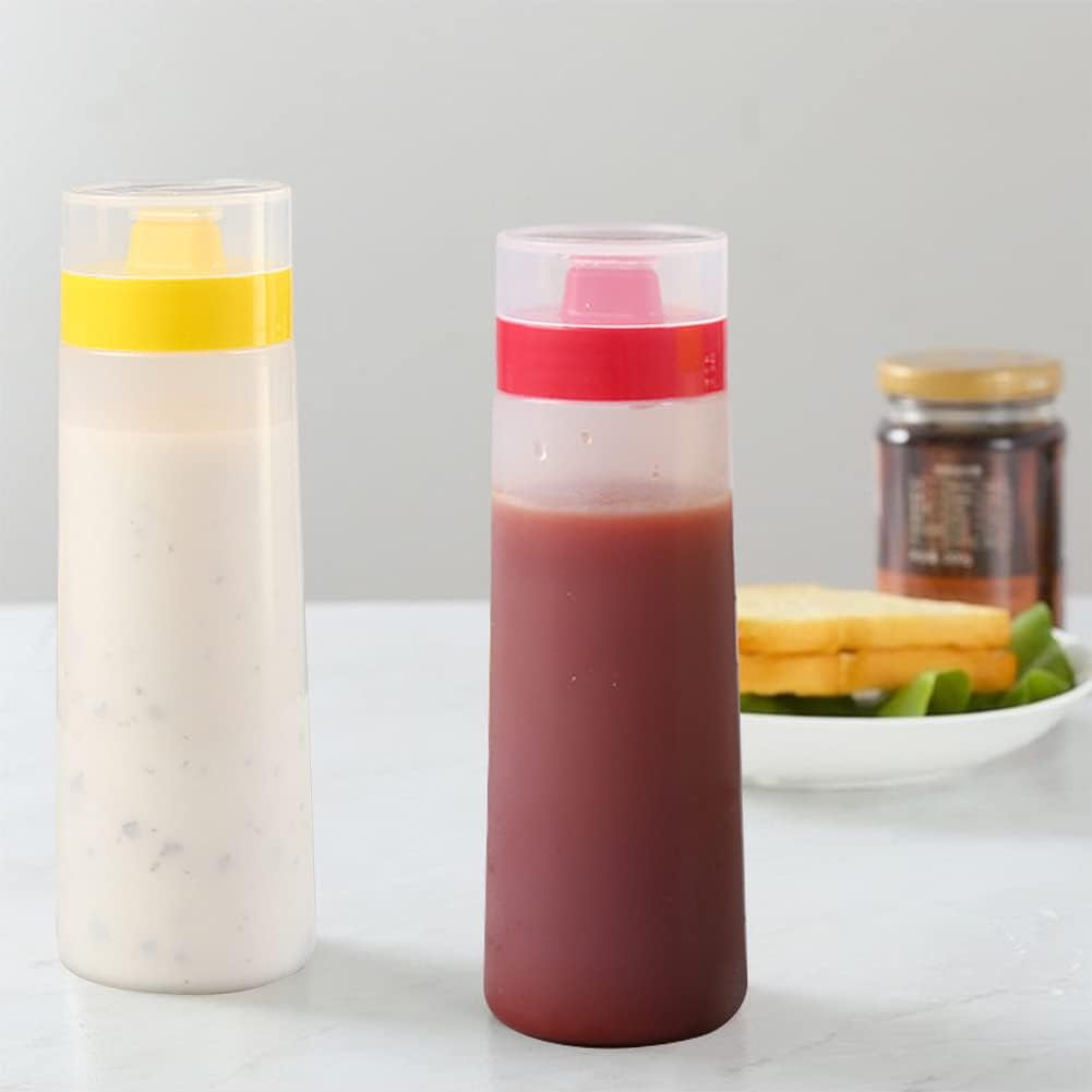 Durable Four-Hole Condiment Squeeze Bottles - Fast Free shipping