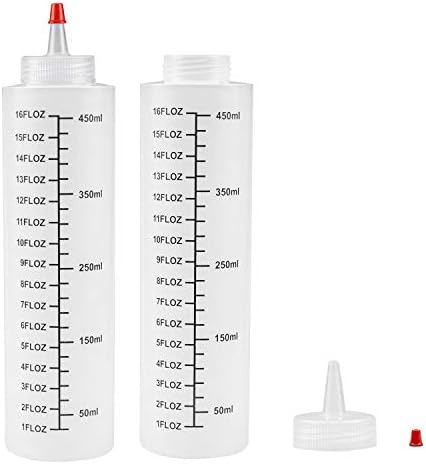 Foraineam 12-Pack 16 oz Condiment Squeeze Bottles