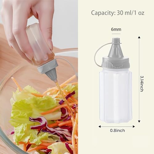 8-Piece Mini Ketchup Squeeze Bottles
