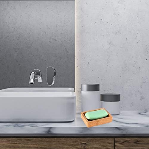 Cabilock Bamboo Pine Linear Soap Holder for BATH KITCHEN