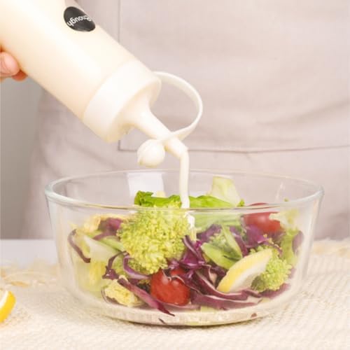5-Piece Squeeze Bottle Set for Sauces 360ml Capacity Durable Kitchen Essential