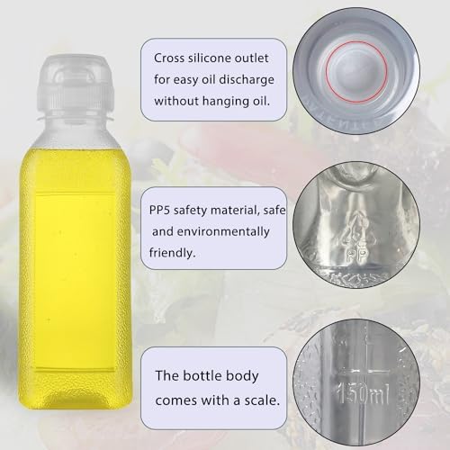 RAMFIYN 6-Pack Condiment Squeeze Bottles