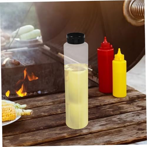 6-Piece Squeeze Bottle Set for Sauces Leak-Proof with Lids