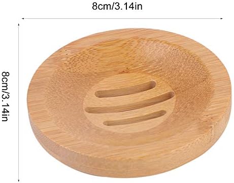 Fragrant 8x8 inch Wooden Soap Tray for Bathroom