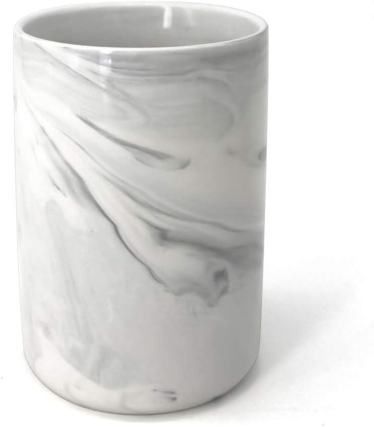 LUANT Ceramic Toothbrush Holder with Cup and Pen Stand