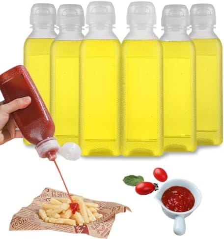 RAMFIYN 6-Pack Condiment Squeeze Bottles