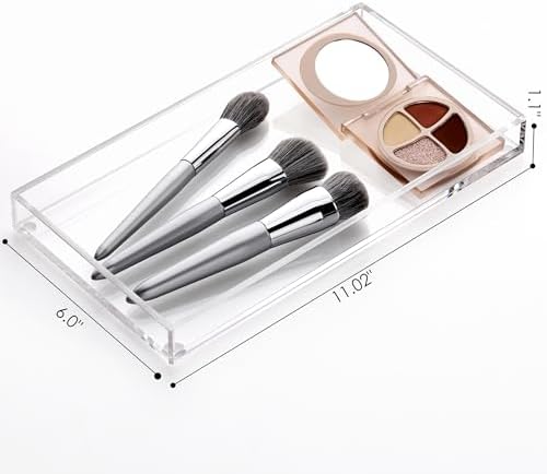 DINGHUO Acrylic Bathroom Vanity Tray