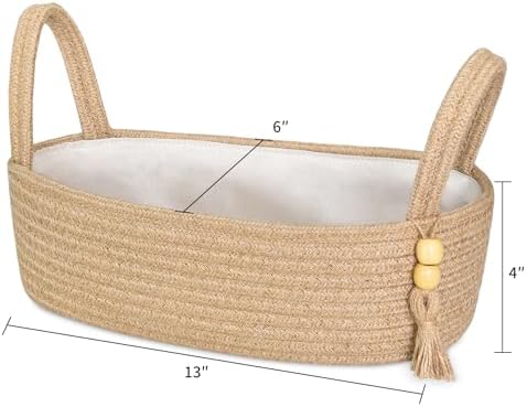 Boho-Style Storage Basket for Toiletries