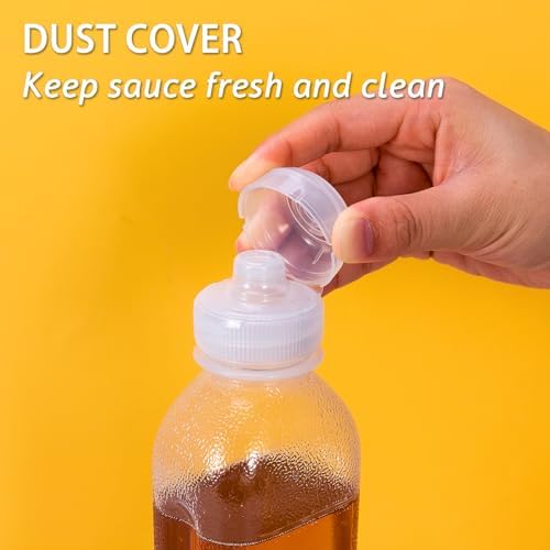 Leak-Proof 16oz Squeeze Bottles