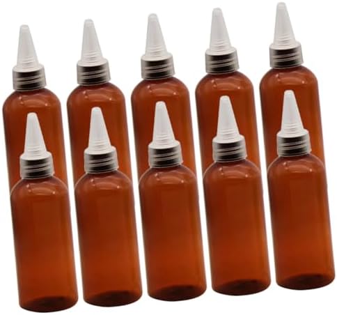 10-Piece Set of Plastic Squeeze Bottles for Easy Serving