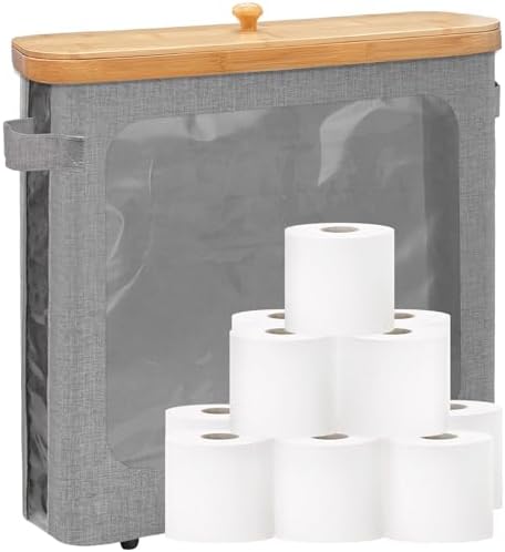 Stylish Durable Space-Saving Toilet Paper Organizer