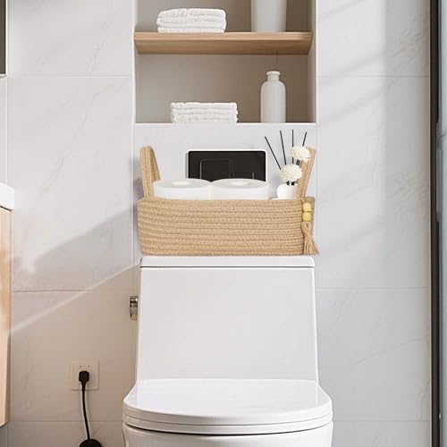 Boho-Style Storage Basket for Toiletries