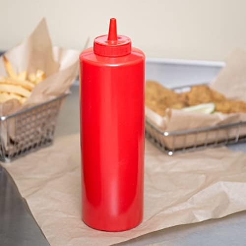Perfect TrueCraftware Set of 12 Squeeze Condiment Bottles for Kitchen Needs