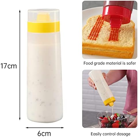 Durable Four-Hole Condiment Squeeze Bottles - Fast Free shipping