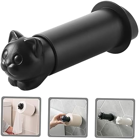 Sturdy Decorative Cat Toilet Roll Holder