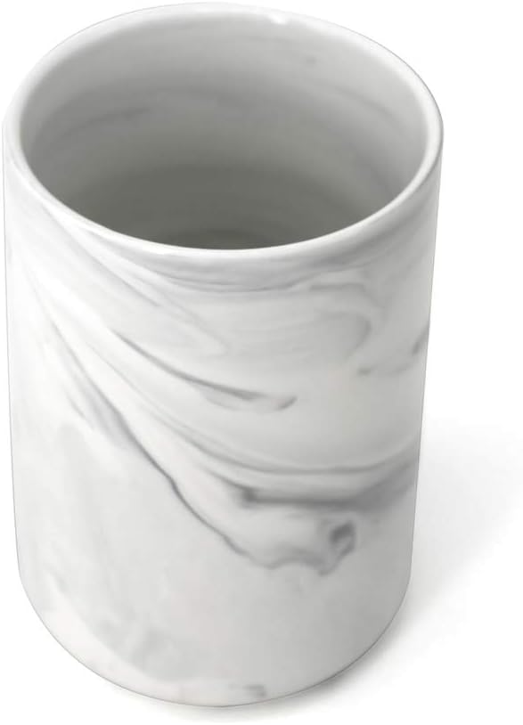 LUANT Ceramic Toothbrush Holder with Cup and Pen Stand